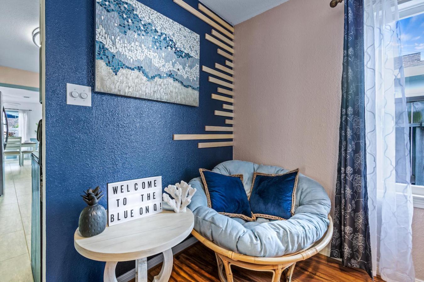 The Blue Oasis With Handicap Ramp Access Dog Friendly & Cowboy Pool Galveston Exterior photo