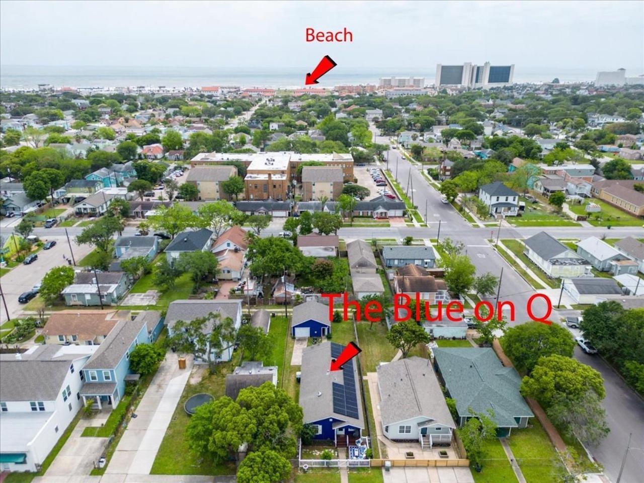 The Blue Oasis With Handicap Ramp Access Dog Friendly & Cowboy Pool Galveston Exterior photo